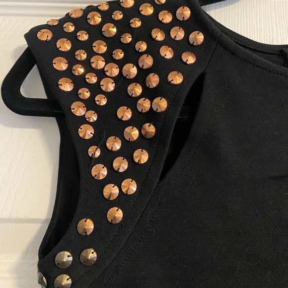 Guess Black with Metal Rhinestone Keyhole dress - Picture 4 of 4